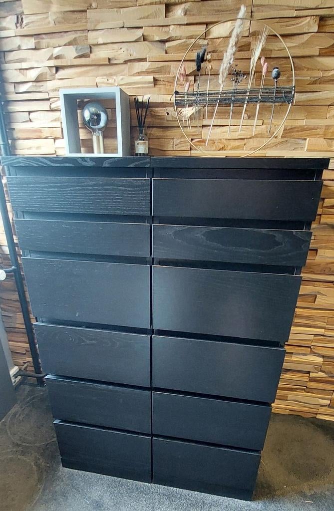 2 IKEA Malm ladekasten - 80x123 cm - Zeer goede staat, Ophalen, Minder dan 50 cm, 5 laden of meer, 100 tot 150 cm