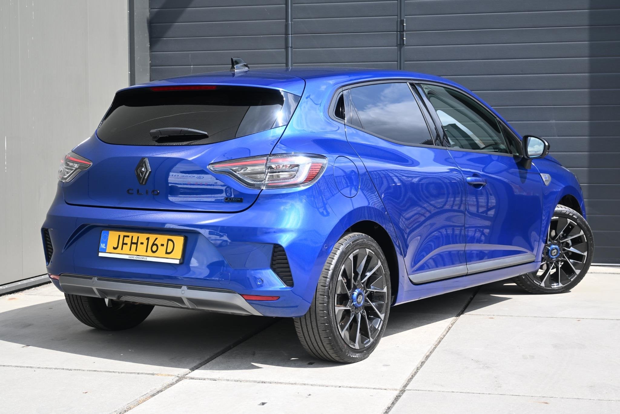 Renault Clio E-Tech Full Hybrid 145 esprit Alpine | STUUR/ST, Gebruikt, Euro 6, Blauw, Leder en Stof