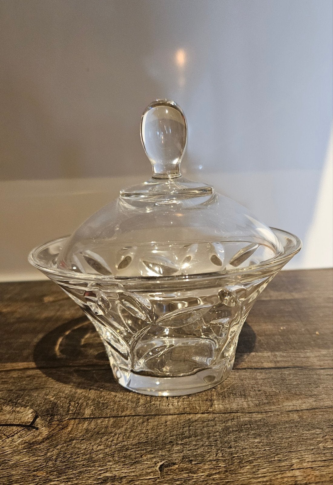 Bonbonnière van glas., Antiek en Kunst, Ophalen of Verzenden