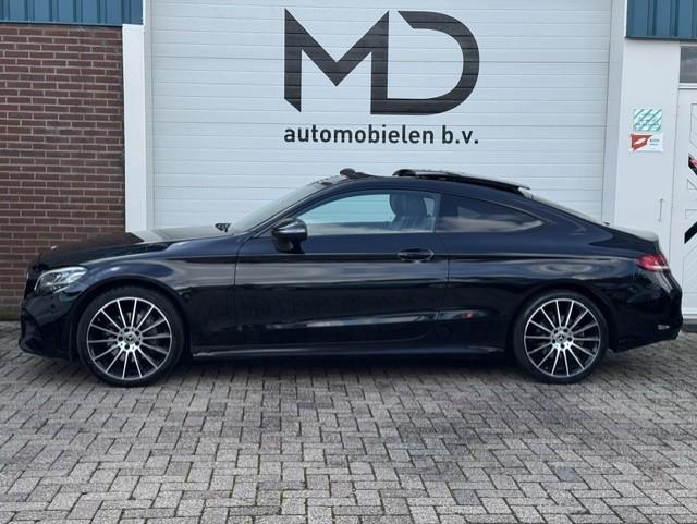 Mercedes-Benz C-klasse Coupé 180 Advantage Pack AMG-Panoram, Automaat, 4 stoelen, Zwart, Bedrijf