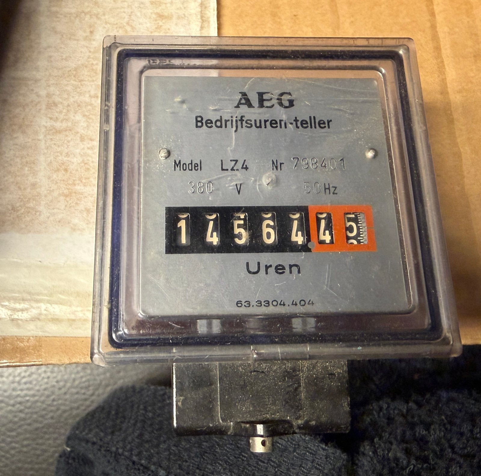 Urenteller 380v, Ophalen of Verzenden, Gebruikt