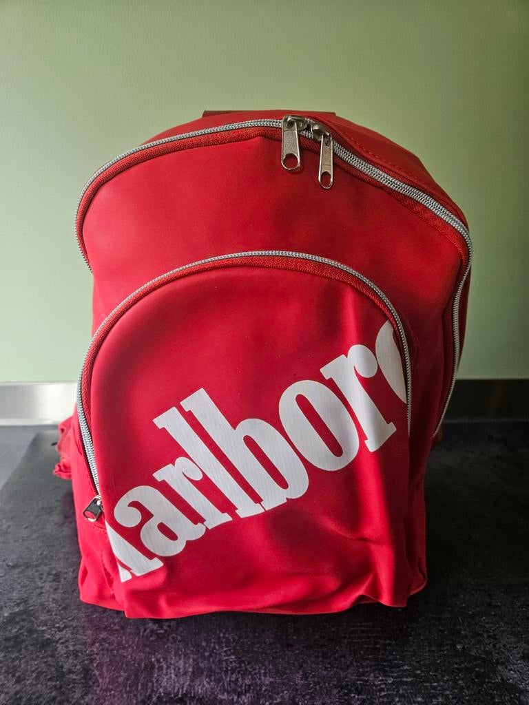 Marlboro rugtas / handtas / tabaksreclame, Overige merken, Gebruikt, 25 tot 40 cm, Ophalen of Verzenden