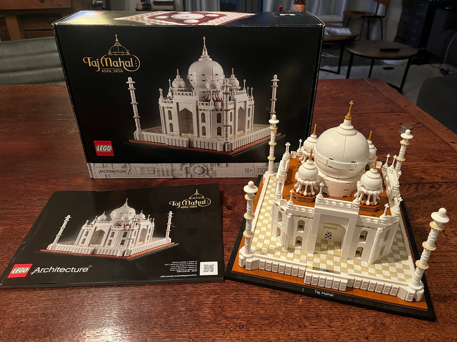 LEGO Architecture Taj Mahal 21056 - 100% Compleet, Ophalen of Verzenden, Zo goed als nieuw, Lego
