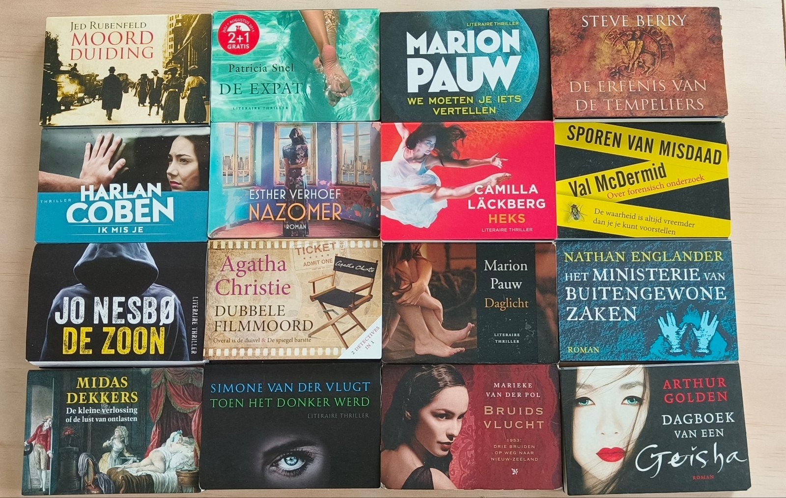 16 Dwarsliggers van verschillende schrijvers, Boeken, Ophalen, Gelezen