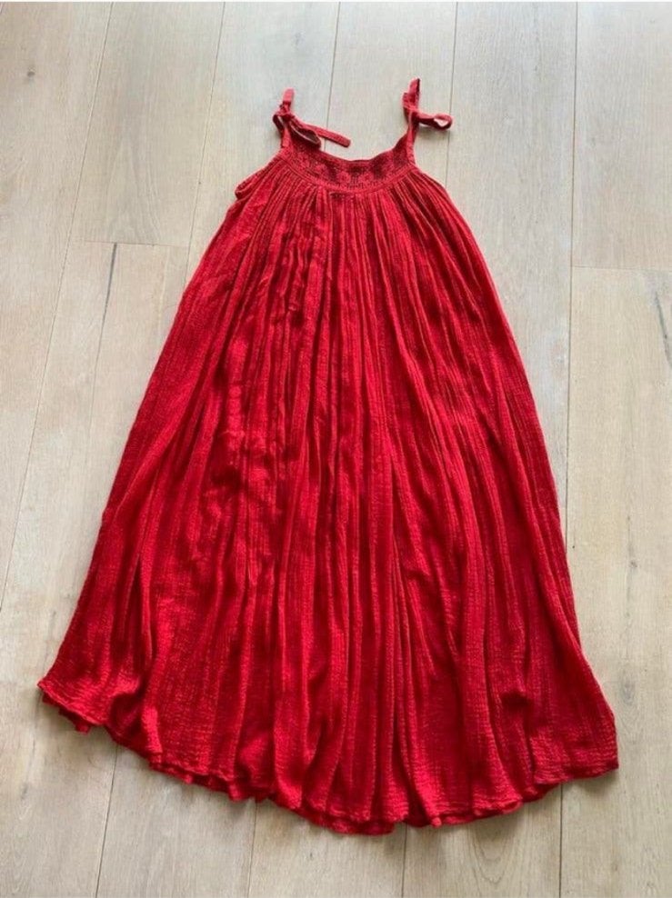 One size jurk hippie boho ibiza, Maat 38/40 (M), Ophalen of Verzenden, Zo goed als nieuw, Rood