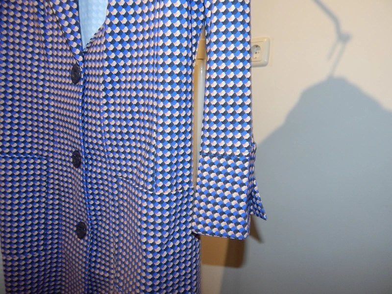 Studio Anneloes travel stof jasje blazer dikkere stof print, Studio Anneloes, Zo goed als nieuw, Jasje, Maat 34 (XS) of kleiner
