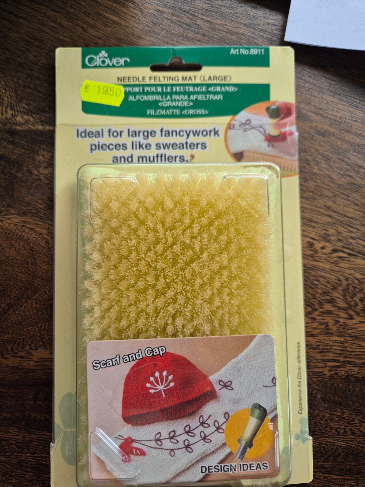 Clover wolvilt mat, Ophalen of Verzenden, Nieuw, Figuurtje(s), Wolvilt