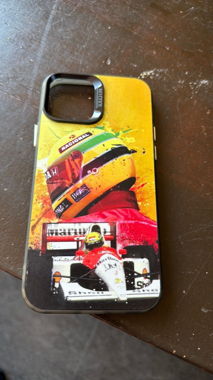 Ayrton Senna hoesje, Ophalen of Verzenden, Zo goed als nieuw