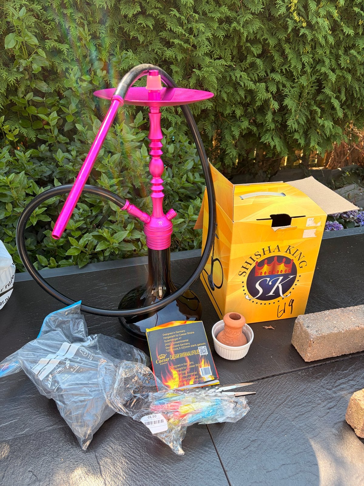 Shisha pijp/waterpijp, Ophalen, Zo goed als nieuw, (Water)pijp