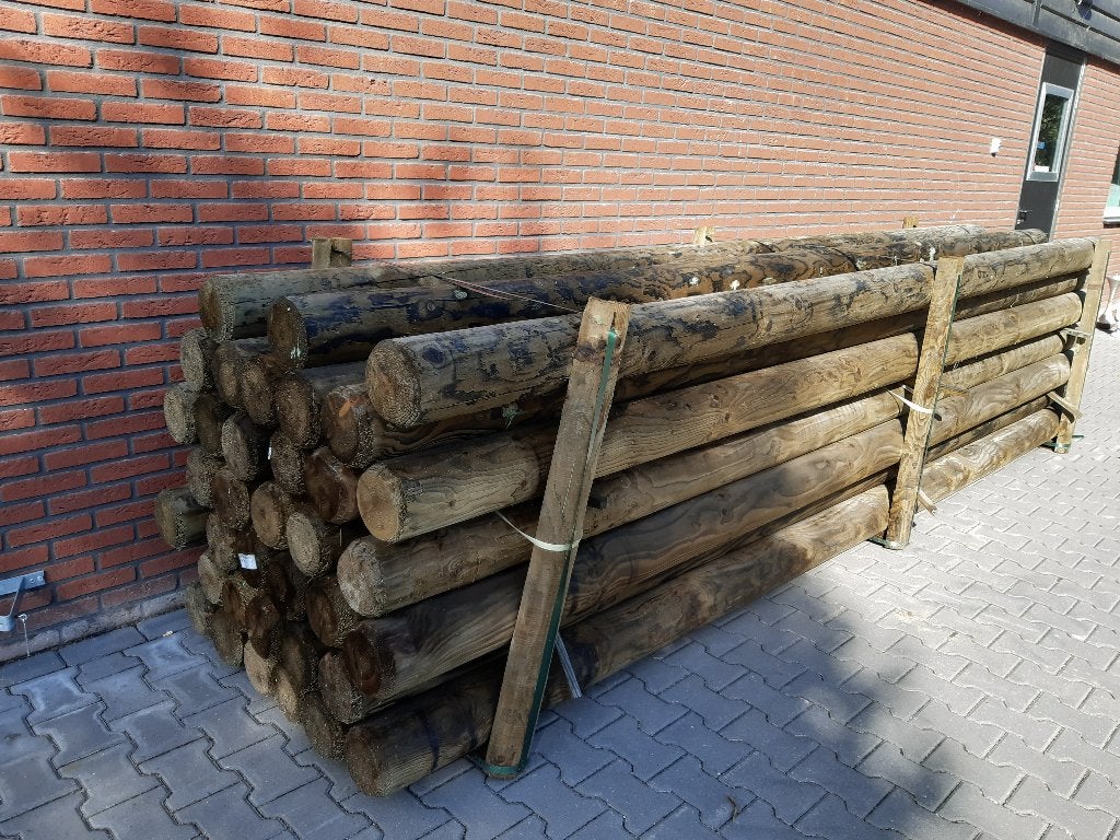Geimpregneerd gefreesde tuinhout palen 350 cm lang 18 cm dik, Tuin en Terras, Ophalen, Nieuw, 250 cm of meer, Palen