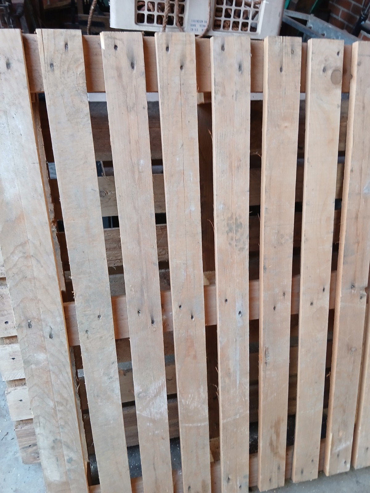 Houten Pallet - Gebruikt, Ophalen, Gebruikt, Minder dan 25 mm, Pallet