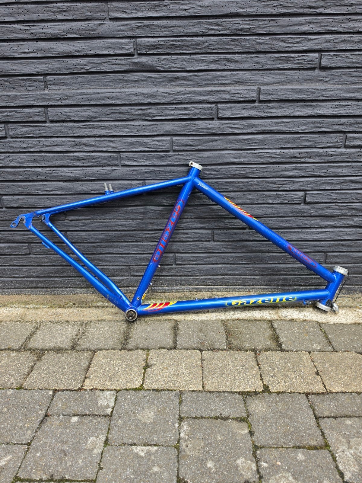 Gazelle M-bike goldline retro vintage mtb frame Reynolds 853, Fietsen en Brommers, Fietsonderdelen, Gebruikt, Frame, Staal, Mountainbike
