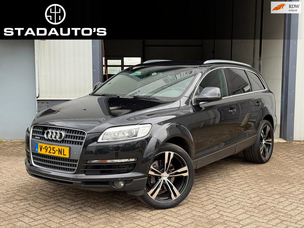 Audi Q7 3.0 TDI quattro Trekhaak Camera Grijs kenteken, Auto's, Bestelauto's, Overige merken, Gebruikt, Zwart, Cruise Control