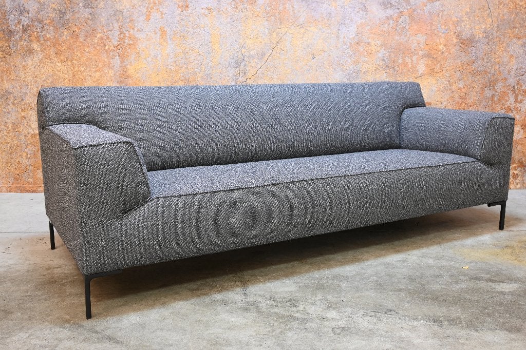 NIEUW beklede Design on Stock Bloq bank in De Ploeg stof, Design on Stock, 75 tot 100 cm, Ophalen of Verzenden, Rechte bank