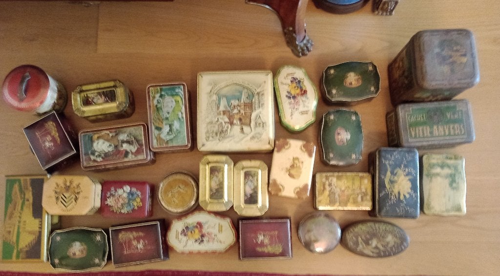Vintage blikken, Verzamelen, Blikken, Ophalen, Gebruikt, Overige
