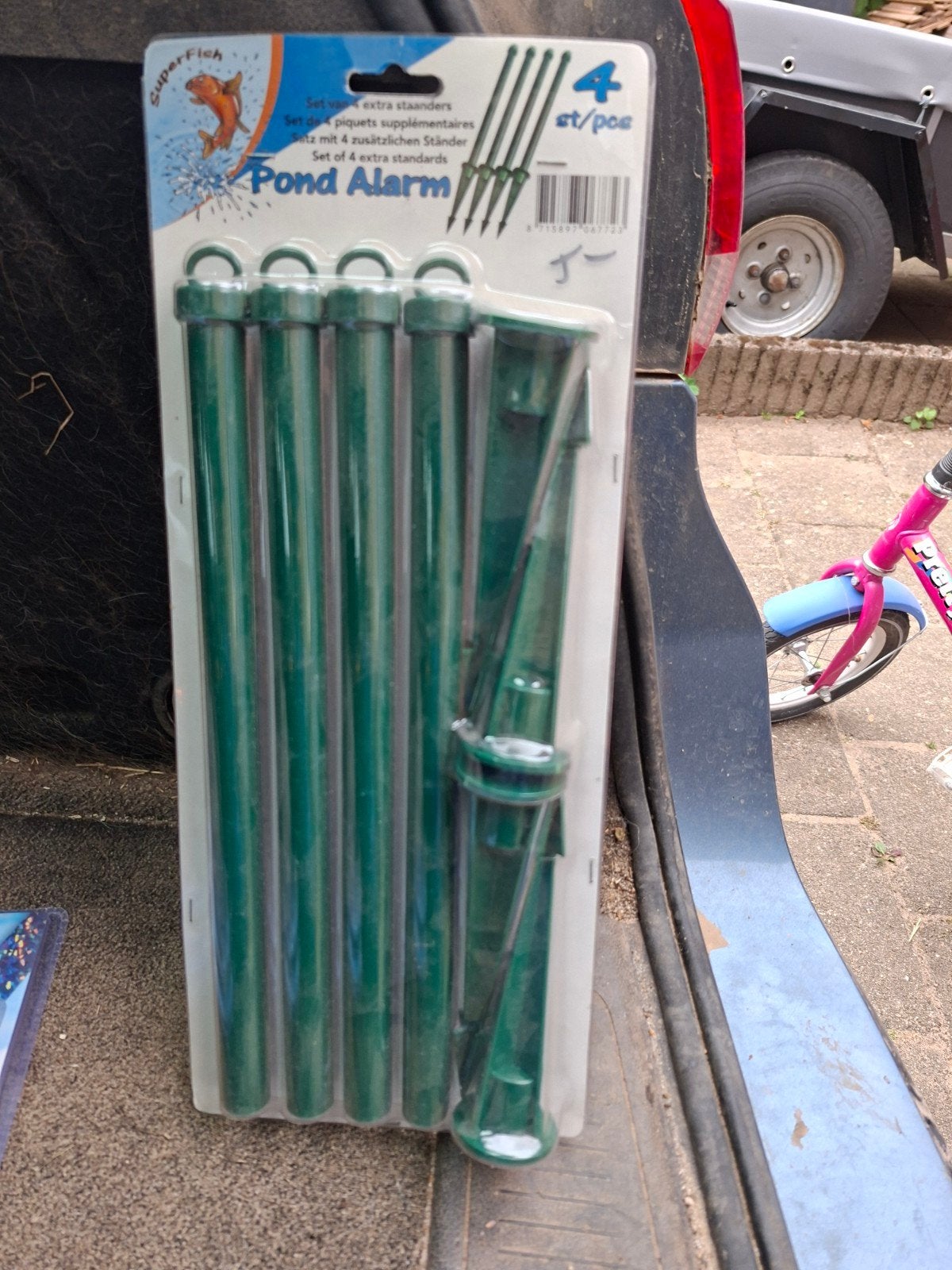 SuperFish Pond Alarm extra staanders (4 stuks), Ophalen of Verzenden, Nieuw