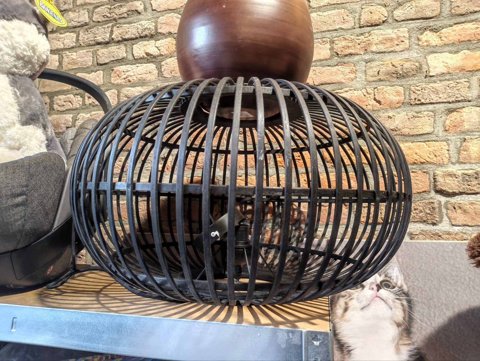Zwarte hanglamp, ovaal, Gebruikt, Overige typen, Zwart, Ovaal