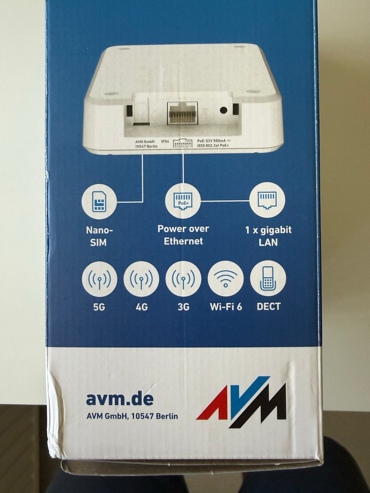 FRITZ!Box 6860 5G Router met Wi-Fi 6 en PoE+, Computers en Software, Routers en Modems, Ophalen of Verzenden, Zo goed als nieuw