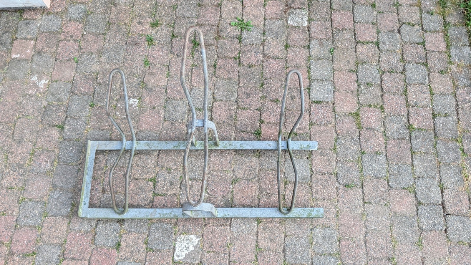 fietsenrek voor 3 fietsen, Ophalen, Gebruikt