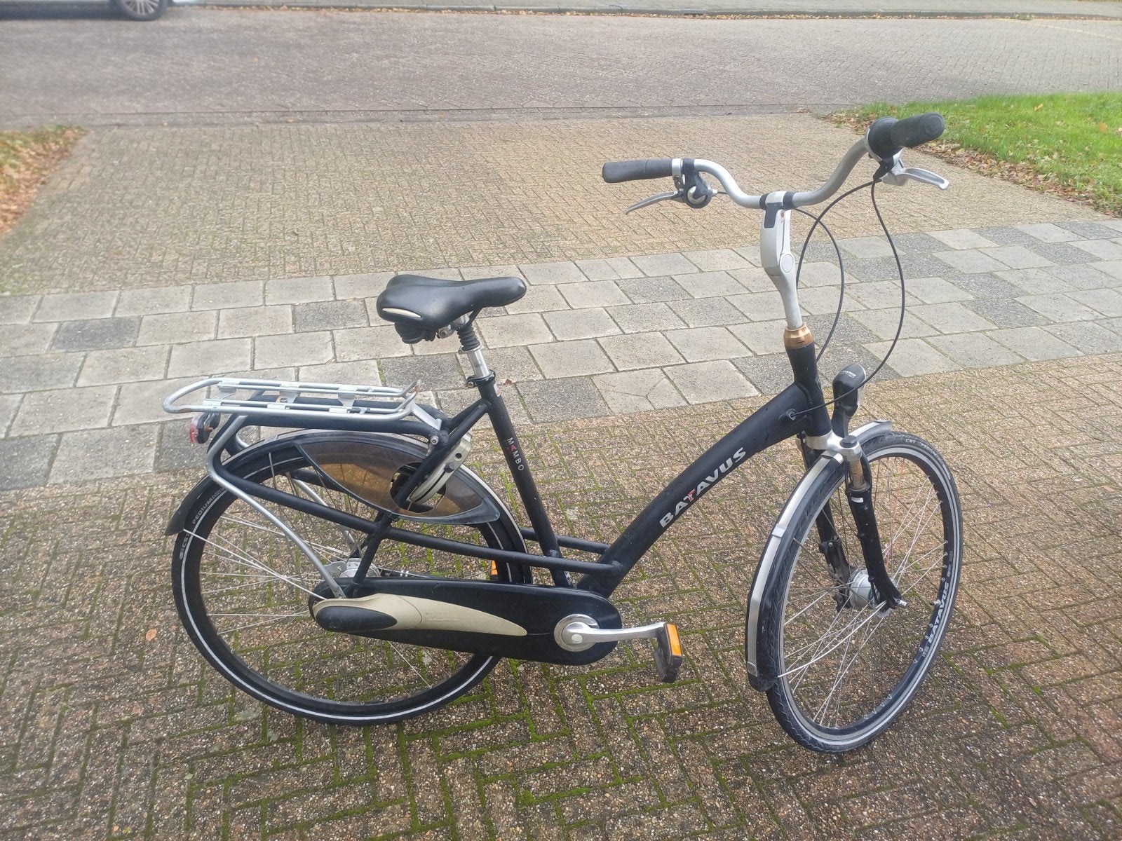 Batavus damesfiets zwart, Ophalen, Gebruikt, Versnellingen, Batavus