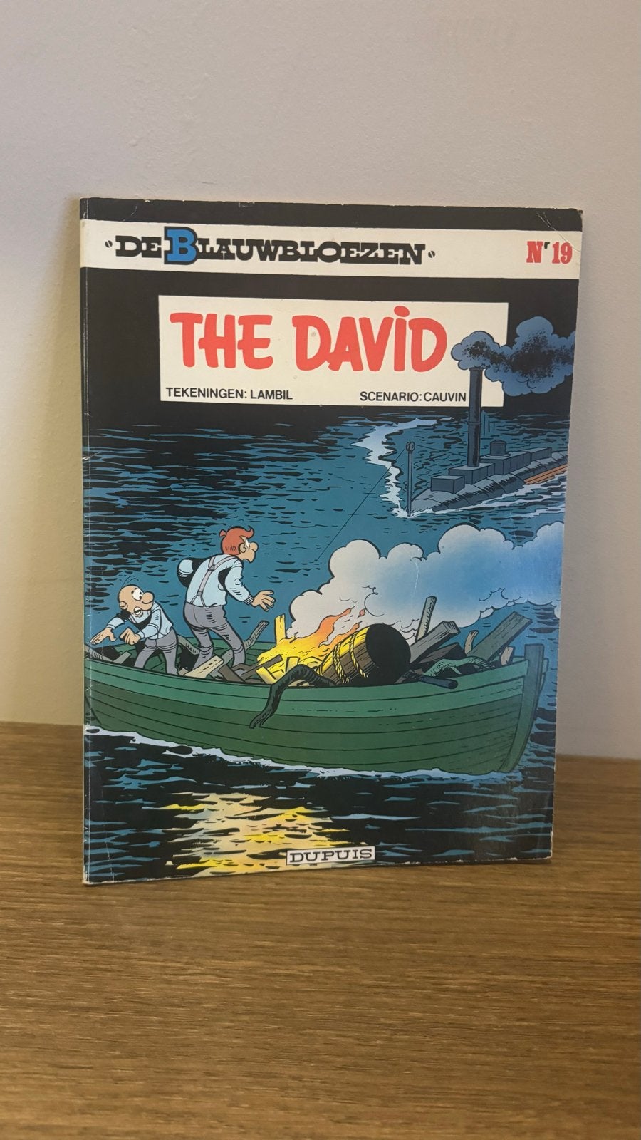 De Blauwbloezen - The David (nr. 19), Eén stripboek, Ophalen of Verzenden, Gelezen