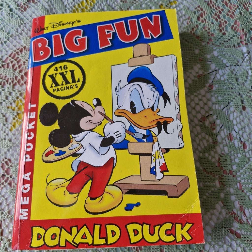 Donald Duck Mega Pocket Big Fun nr 6 - 416 XXL pagina's, Verzenden, Zo goed als nieuw, Walt Disney, Eén stripboek