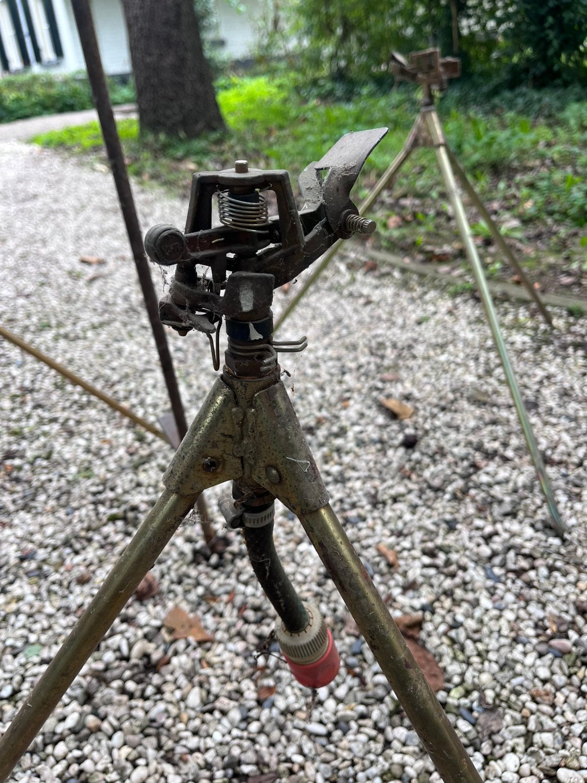 Set van 4 sectorsproeiers op statief, Tuin en Terras, Ophalen, Gebruikt, Sectorsproeier