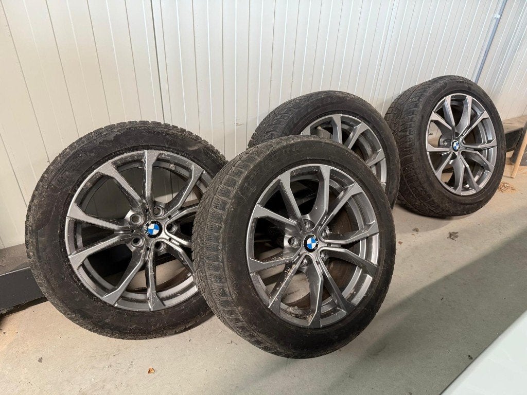 BMW 3 serie Set Velgen met Banden 225/50R17 17 inch, Auto-onderdelen, Ophalen, Gebruikt, 17 inch, Band(en)