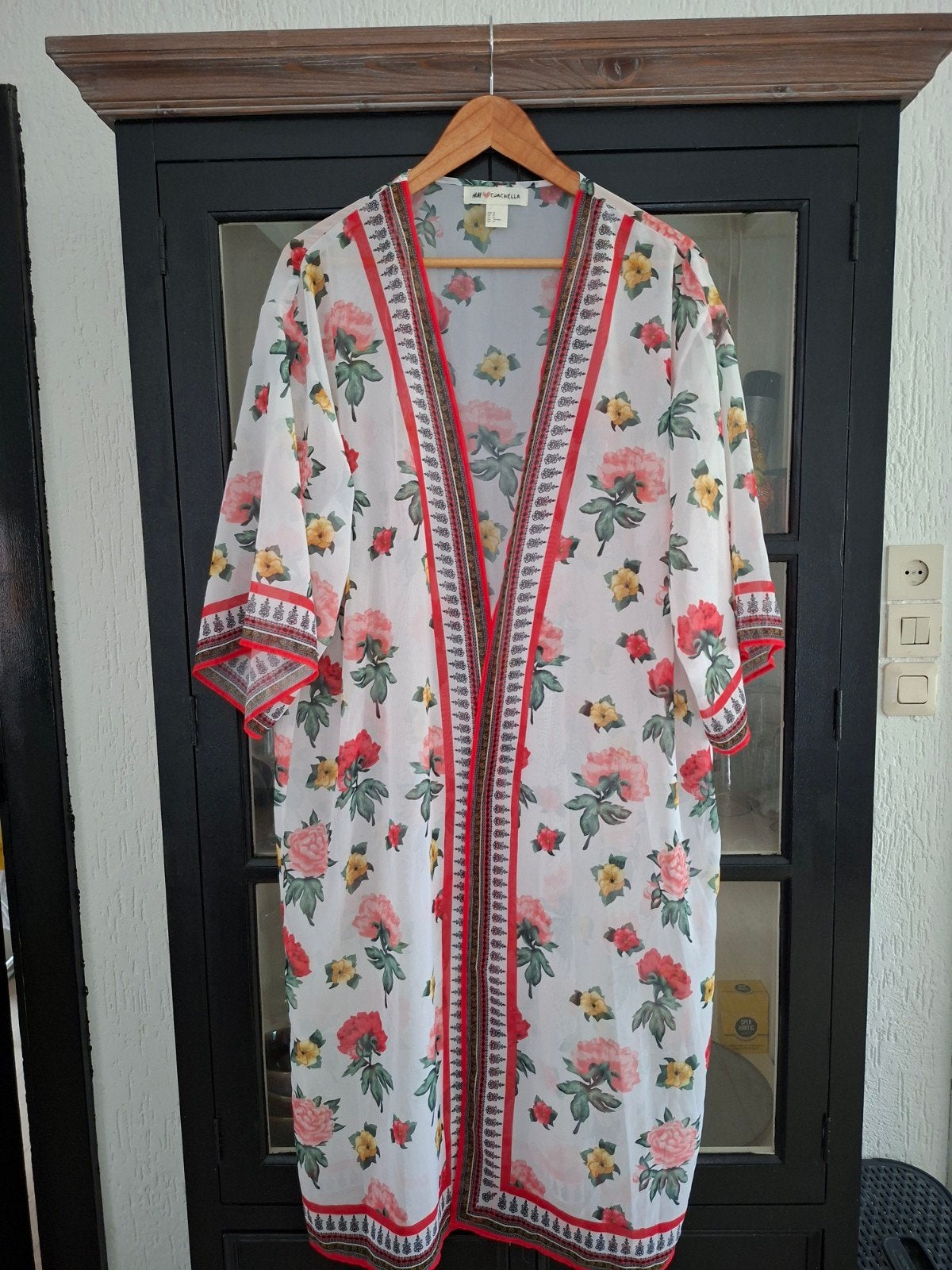 H&M Coachella Kimono Maat M - Perfect voor Festivals!, H&M Coachella, Ophalen of Verzenden, Zo goed als nieuw