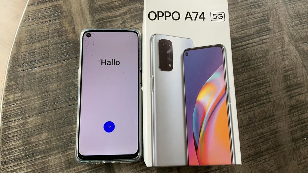 Oppo A74 5G 128 Gb met kapot scherm zonder oplader, Ophalen of Verzenden, Zo goed als nieuw, 6 megapixel of meer, Overige modellen