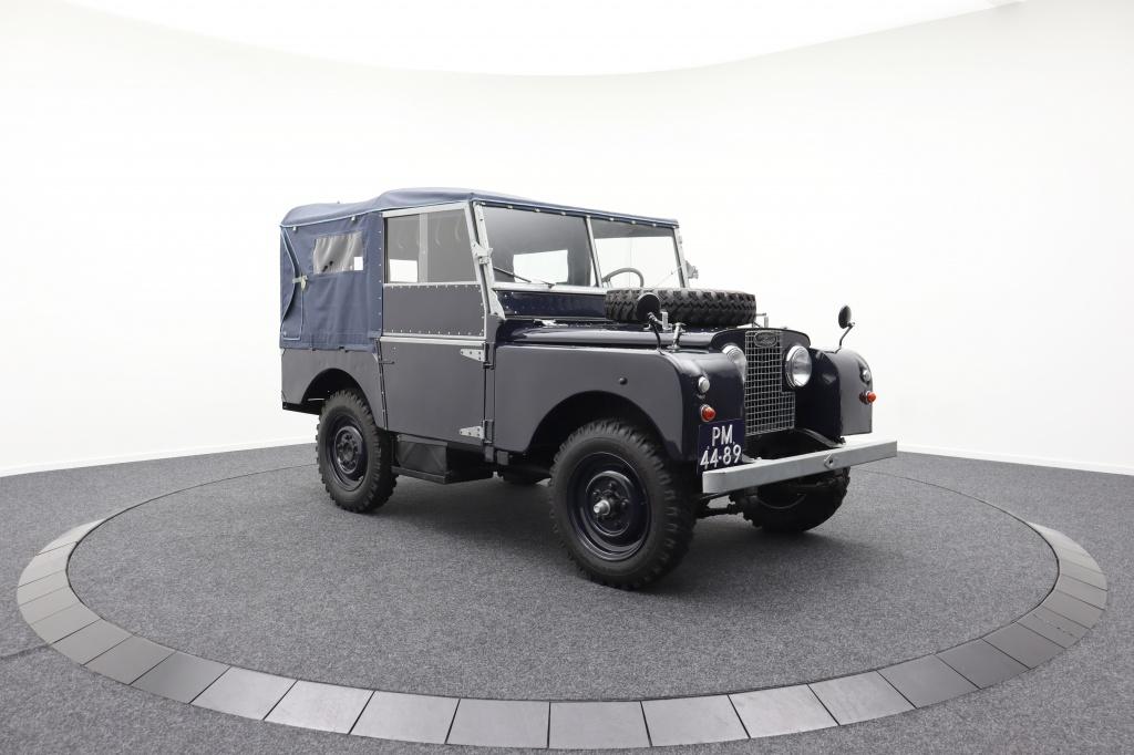 Land Rover 80 Series 1 softtop Gendarmerie CONCOURSTAAT, Auto's, Oldtimers, Land Rover, Blauw, Leder, Bedrijf