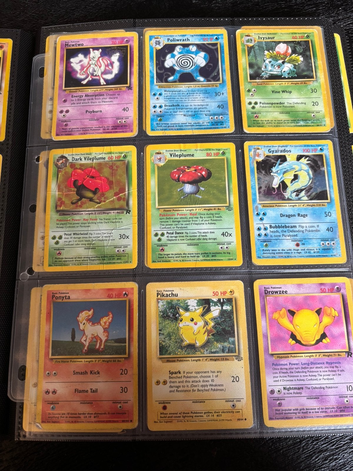 Oude Pokemon kaarten verzameling vintage, Verzenden, Zo goed als nieuw, Meerdere kaarten