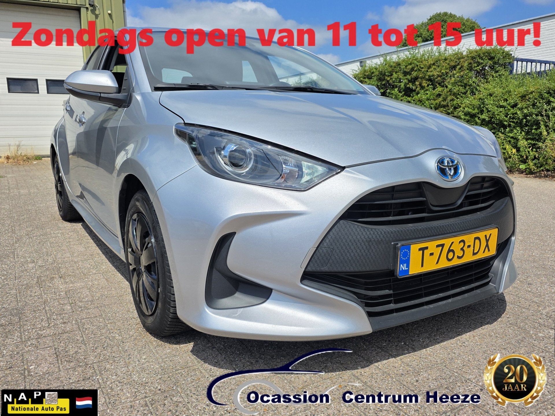Toyota Yaris 1.5 Hybrid, 1e Eig! Camera! Carplay! NL auto! V, Gebruikt, 450 kg, 49 €/maand, Bedrijf
