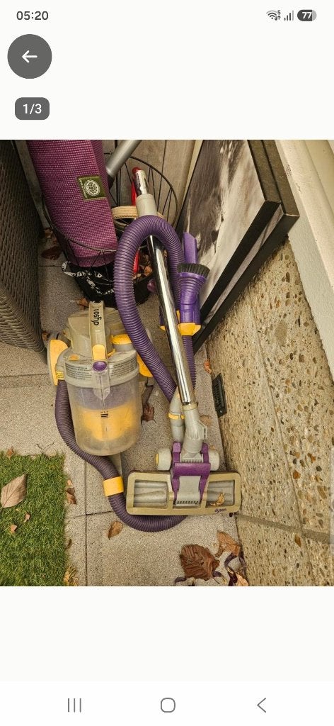 Dyson stofzuiger, Ophalen, Gebruikt, Dyson, Reservoir