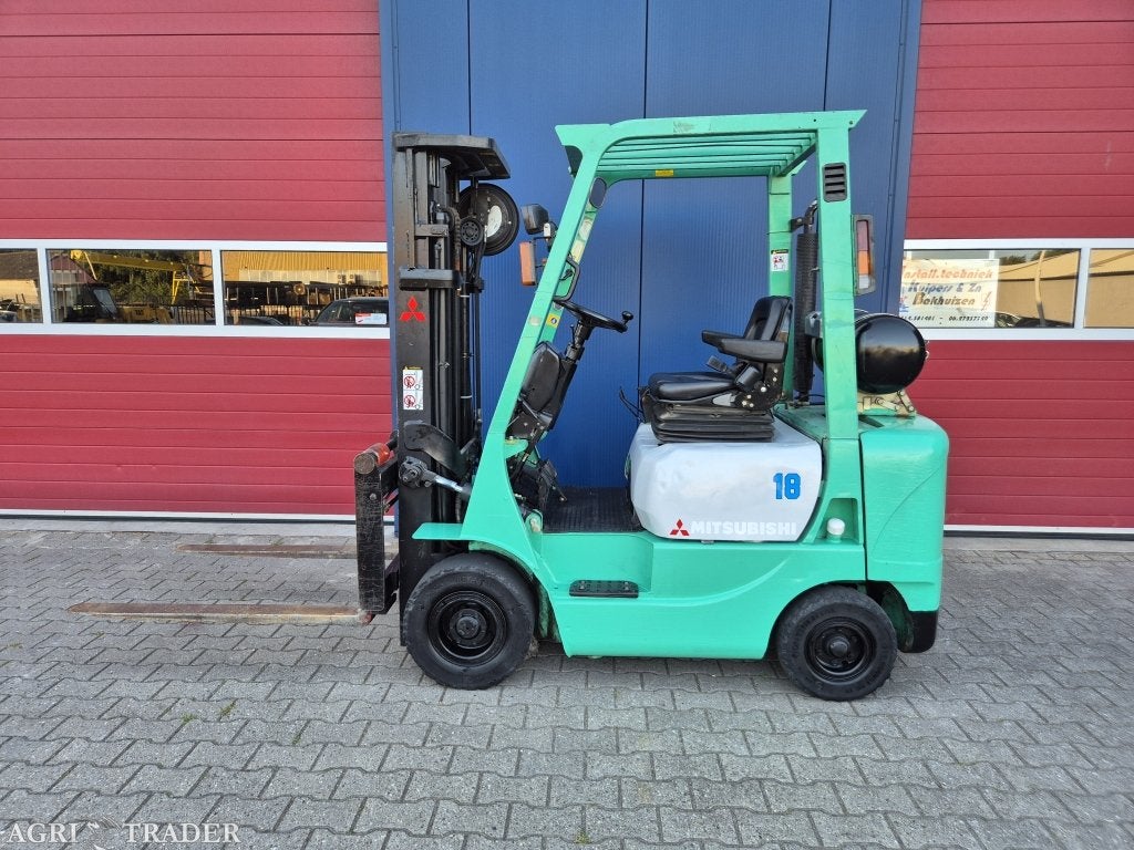 MITSUBISHI FG18 HEFTRUCK LPG TRIPLOMAST EN VORKVERSTELLER, LPG, -, Mitsubishi, Niet opgegeven