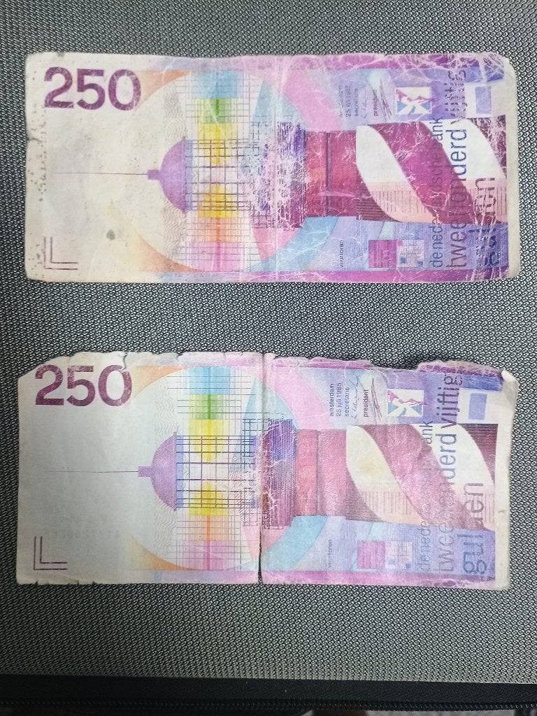 Bankbiljetten, Ophalen, 1000 gulden, Setje
