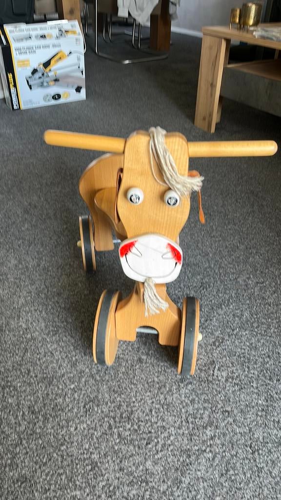 Houten loopfietsje Geit, Ophalen, Gebruikt, Loopvoertuig