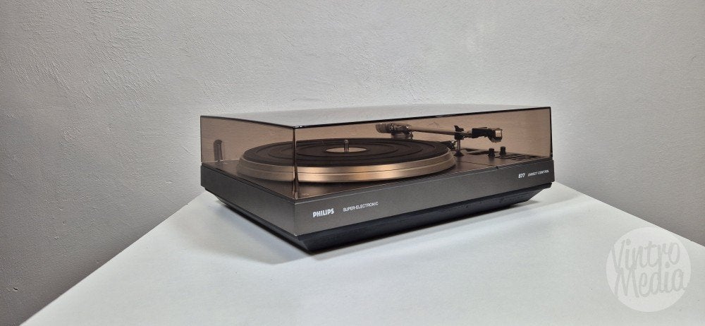 Philips AF 877 Platenspeler | Auto Afslag | GP400 | Pitch