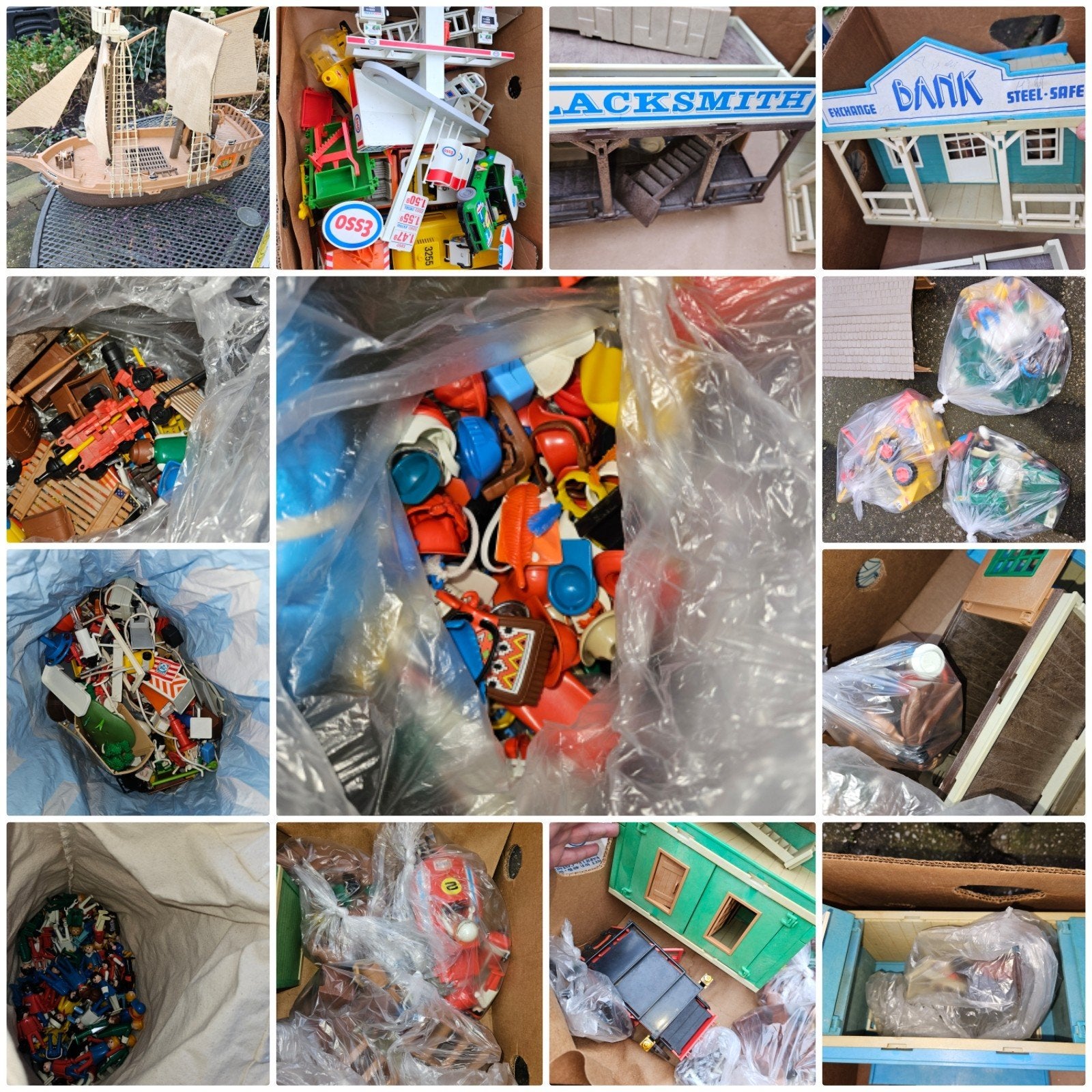 Playmobil jaren 70-80 veel, Ophalen, Gebruikt