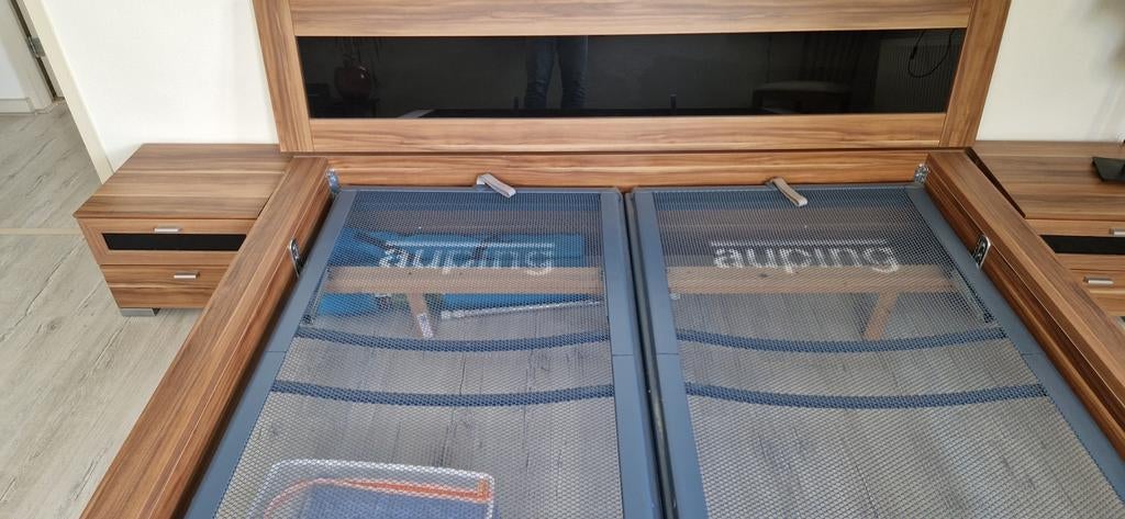 Tweepersoons Auping spiraalbodems, Huis en Inrichting, Slaapkamer | Bedden, Verstelbaar, 90 cm, Tweepersoons, Ophalen of Verzenden