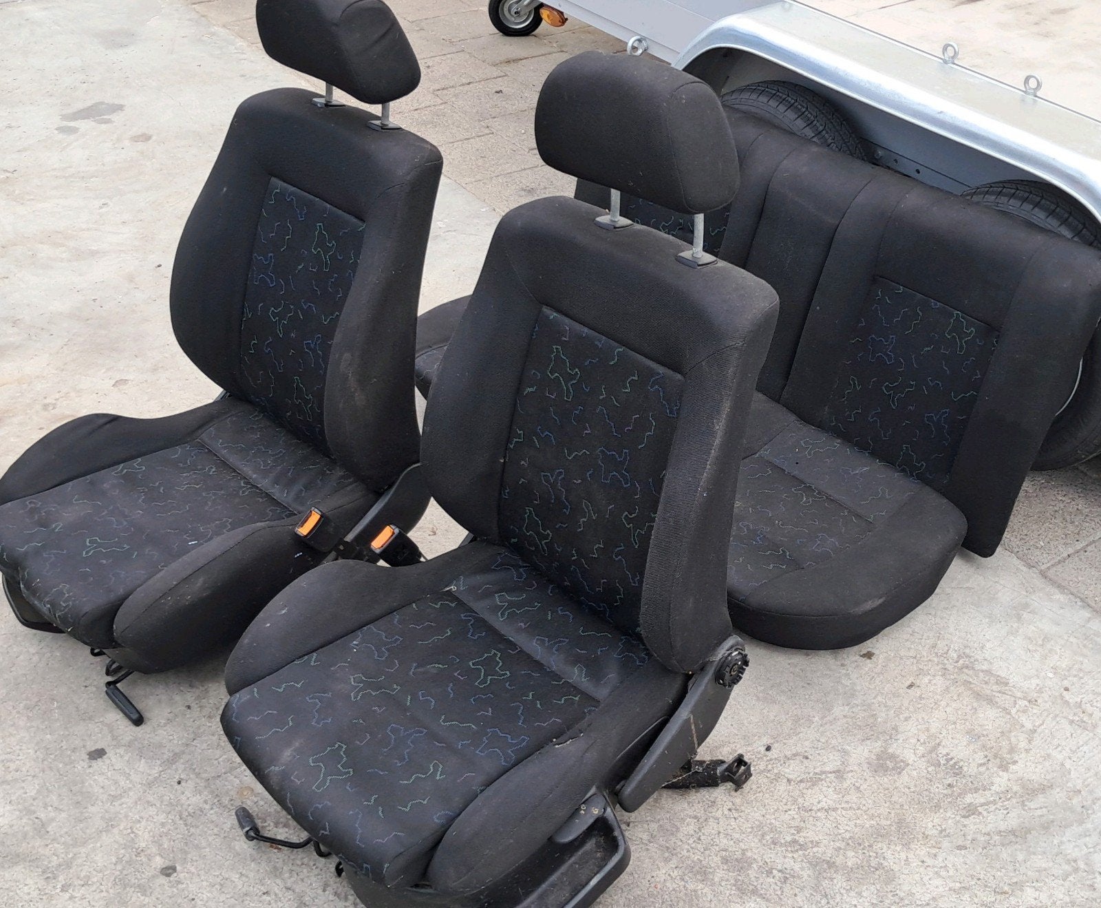VW Golf mk3 interieur kuipstoelen 5-deurs opknap set, Ophalen of Verzenden, Gebruikt