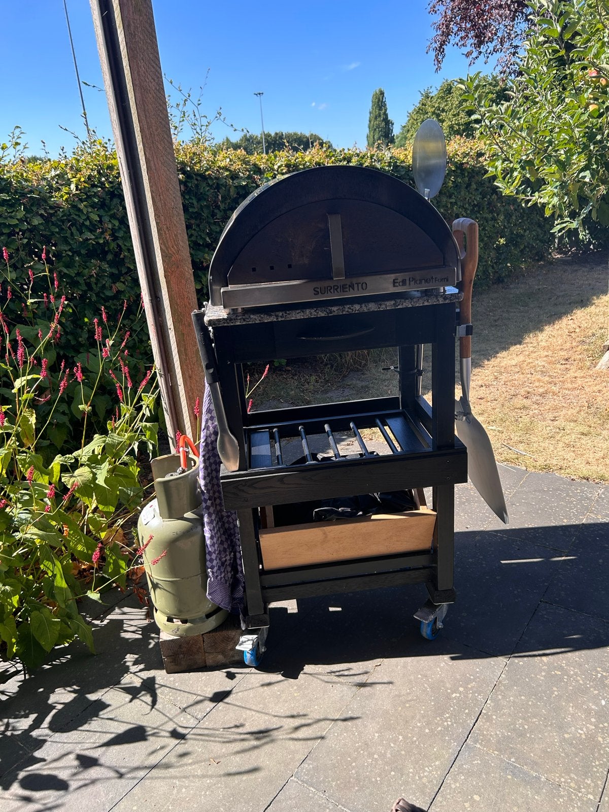 Surriento Edil Planet Forni pizzaoven met onderstel, Tuin en Terras, Pizzaovens, Ophalen, Gebruikt