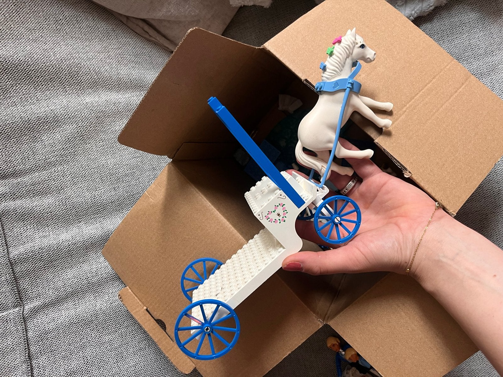 LEGO Duplo Prinsessenwereld met paard en wagen, Kinderen en Baby's, Speelgoed | Duplo en Lego, Inclusief minifiguren, Gebruikt
