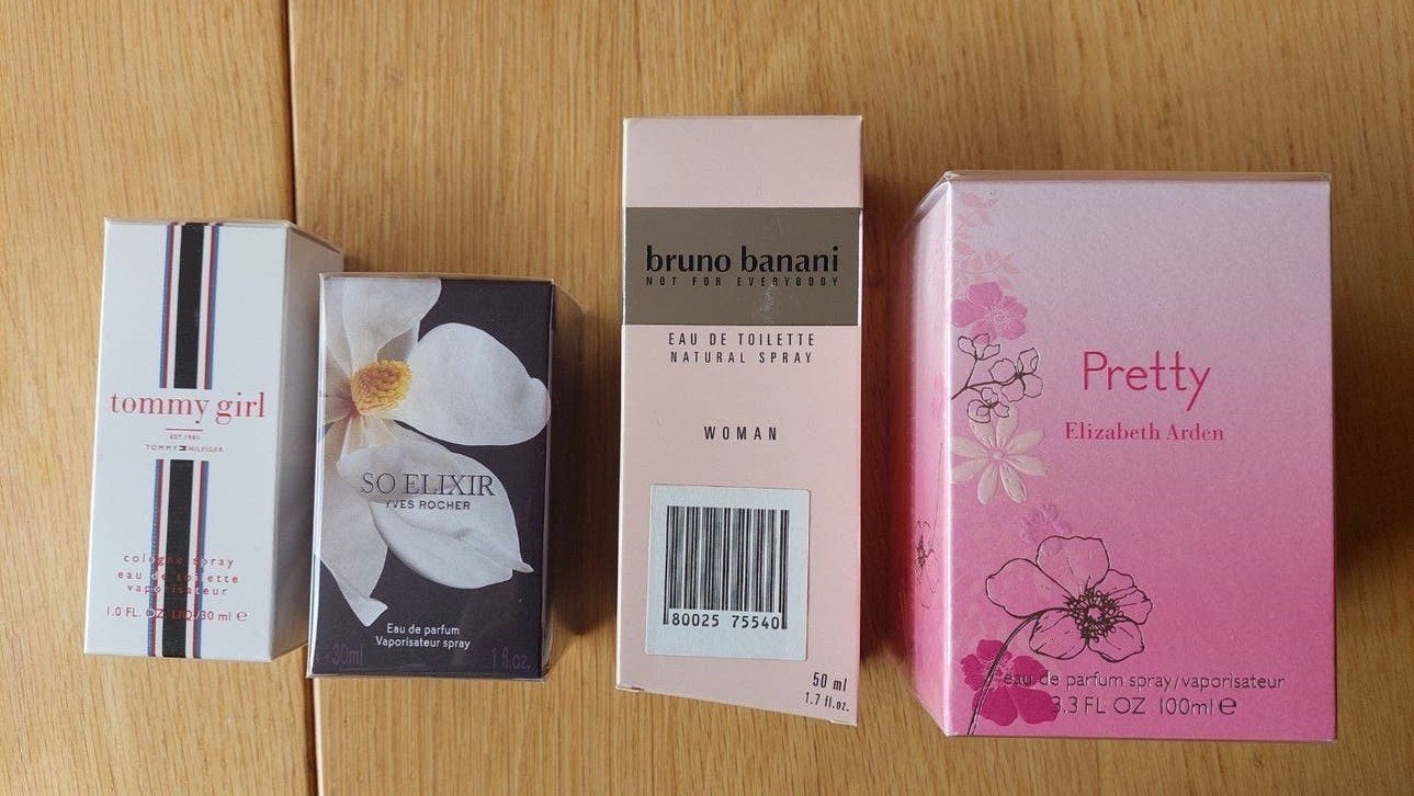 Parfum set: Tommy Girl, So Elixir, Bruno Banani, Pretty, Ophalen of Verzenden, Nieuw
