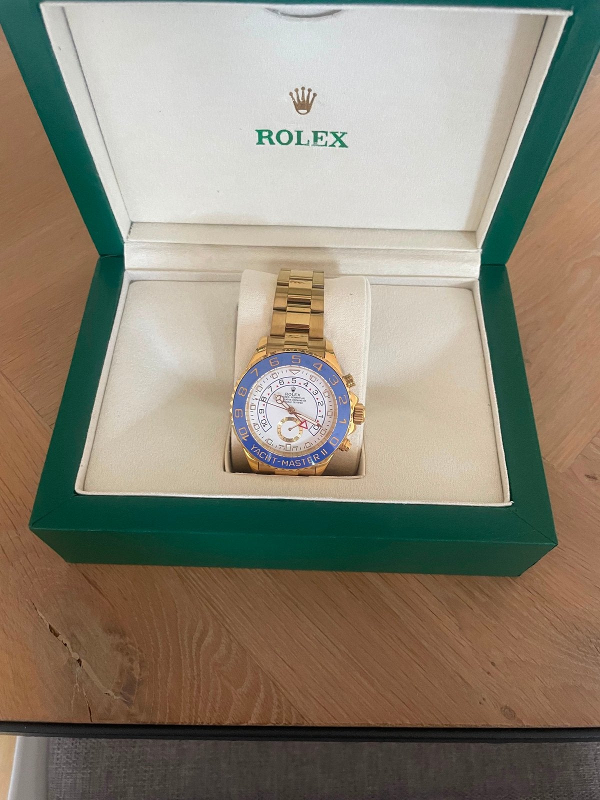 Rolex Yacht Master || met papieren en doos, Ophalen, Staal, Overige merken, 1960 of later