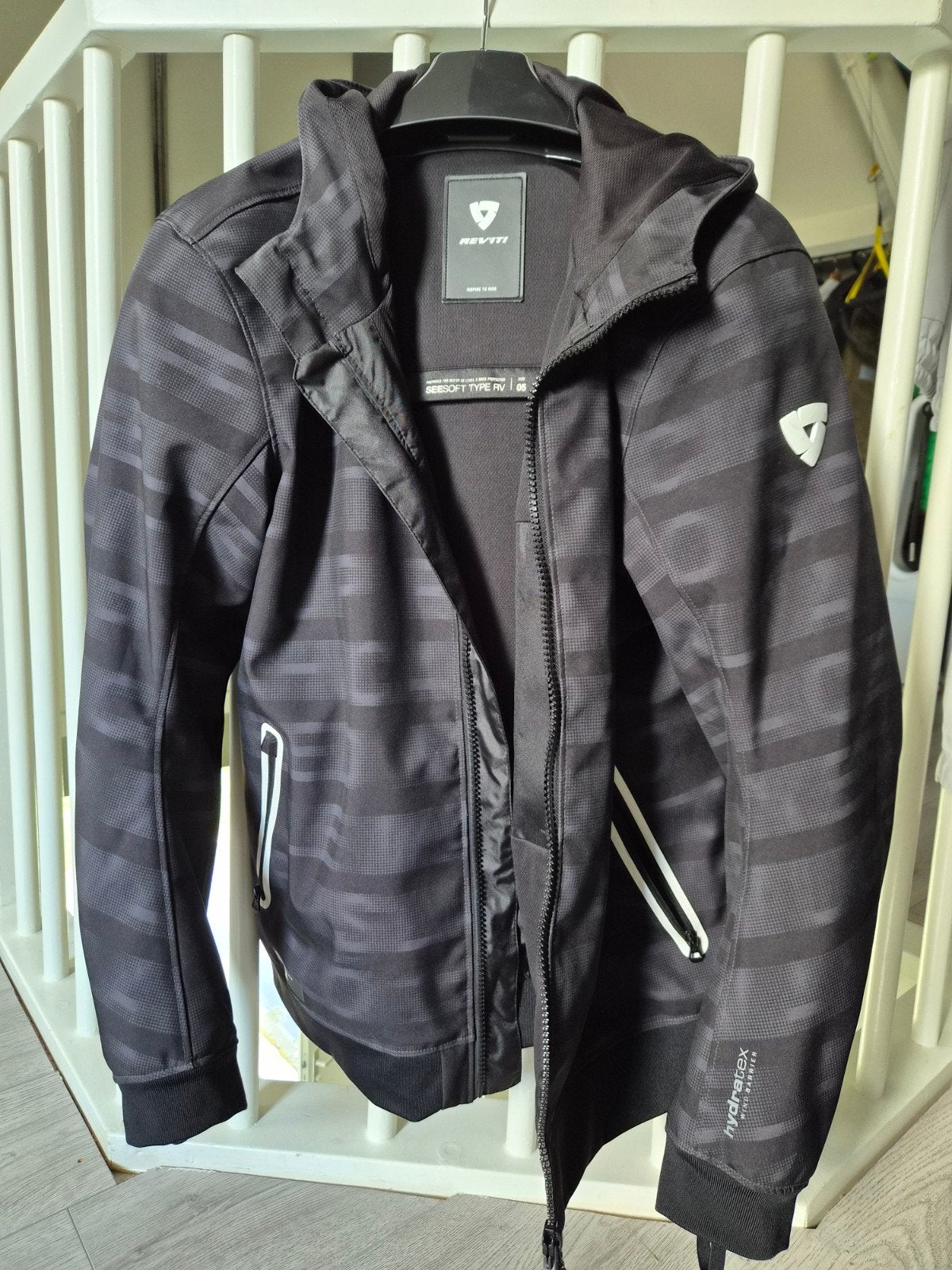 REV'IT! Hydratex motorjas XXL met rugprotector ZGAN!, Motoren, Ophalen, Tweedehands, Jas | textiel, Alpinestars, Dainese, Rev'it!