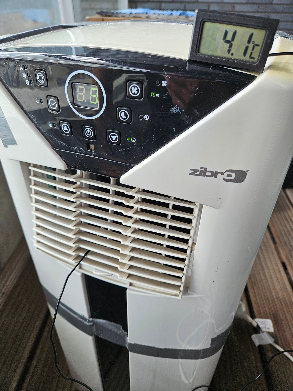 Zibro P24 mobiele airco (aangepast: betere werking), Ophalen, Gebruikt, Minder dan 60 m³, 3 snelheden of meer
