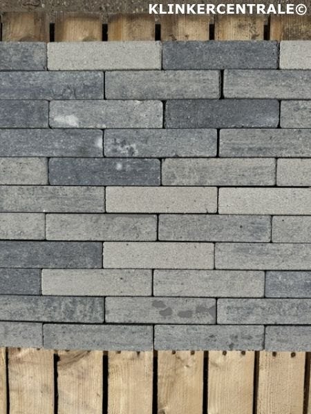 60m2 grijs betonklinkers B-KEUS 20x5x7cm waalformaat straats, Tuin en Terras, Tegels en Klinkers, Klinkers, Nieuw, Ophalen of Verzenden