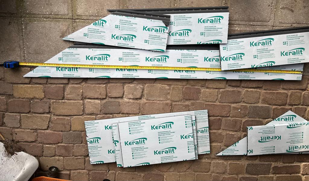 Keralit antraciet, Ophalen, Nieuw, Zwart, Overige materialen