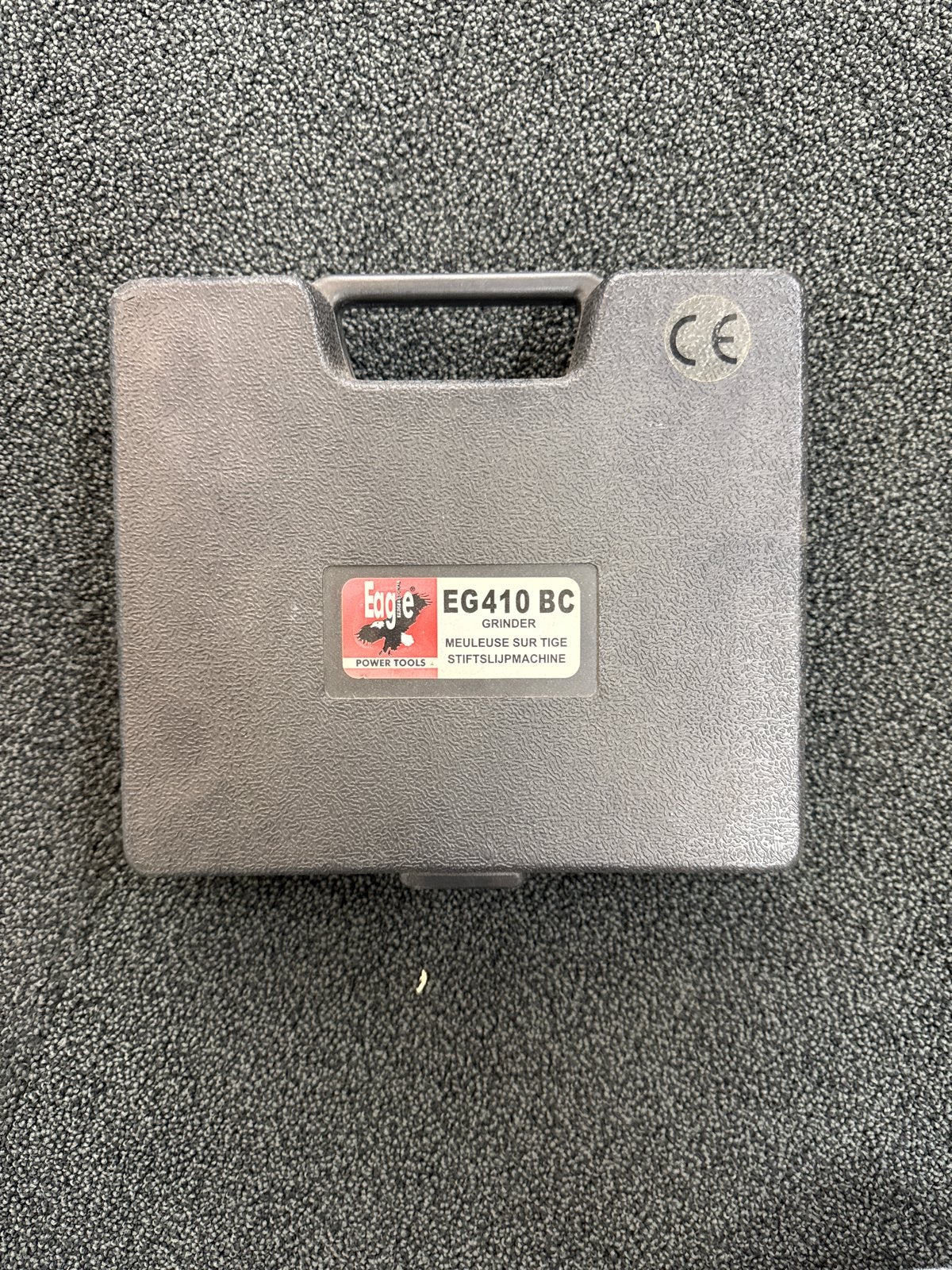 Eagle EG410 BC Grinder Stiftslijpmachine in koffer, Ophalen of Verzenden, Gebruikt, Minder dan 700 watt, Rechte handslijpmachine